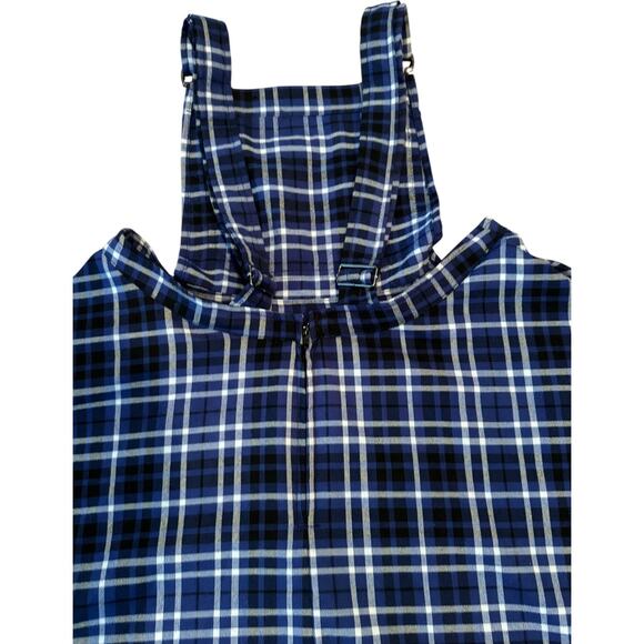 Harry Potter Ravenclaw Plaid blue black Skirtall Adjustable straps Hot topic M - Picture 16 of 16